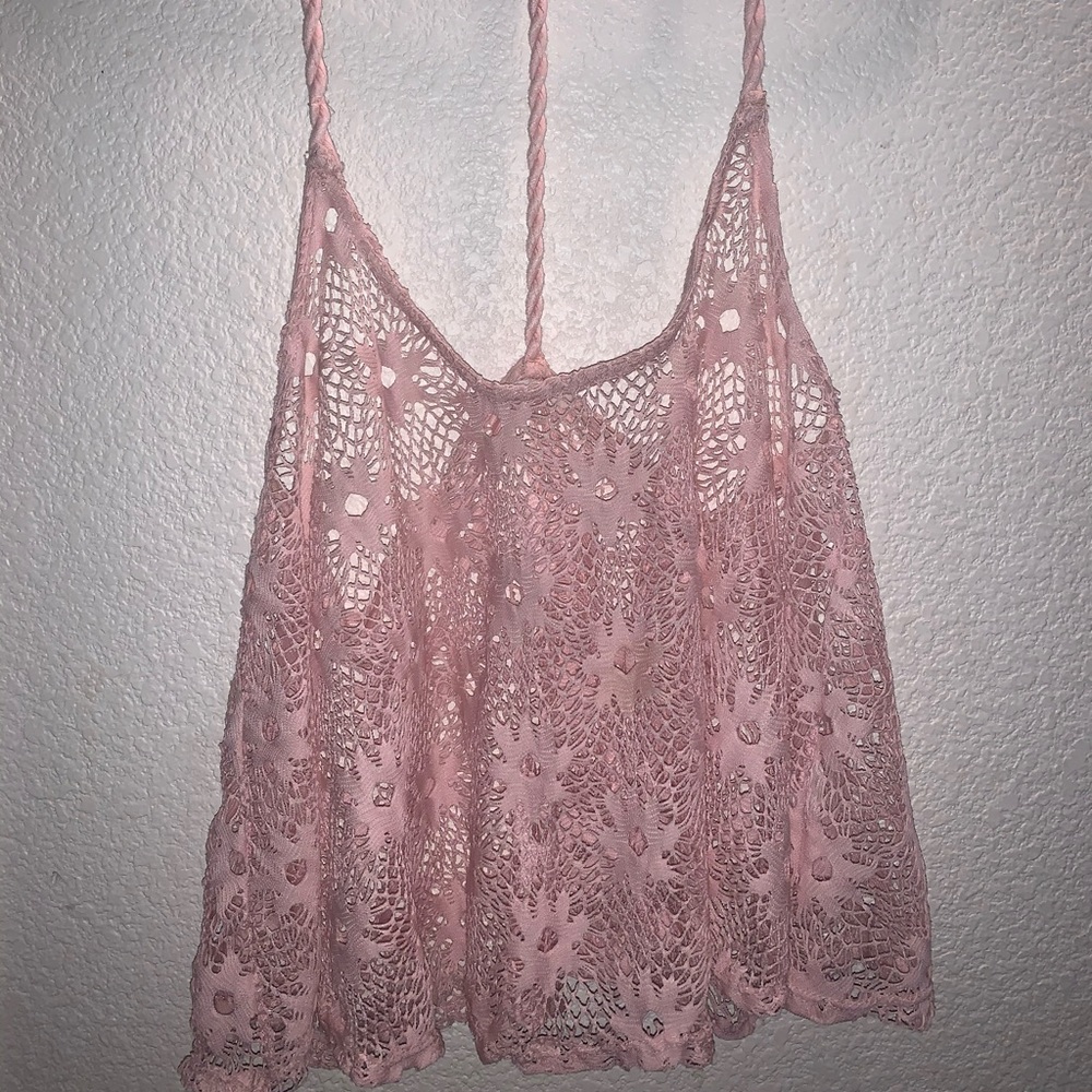 Michelle Crochet Crop Tank